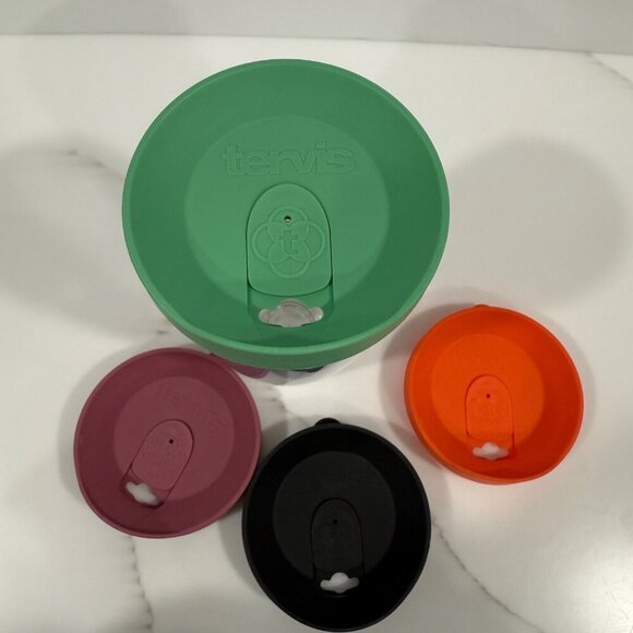 Tervis Disney Parks 2023 Epcot Flower Garden Festival Figment Tumbler + 4 Lids - Picture 6 of 8